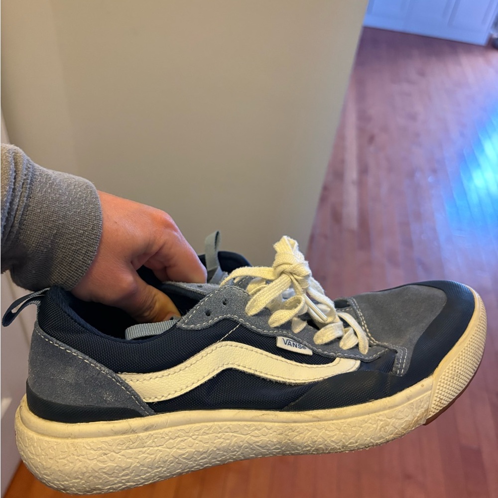Vans Navy and Cream Casual Sneakers